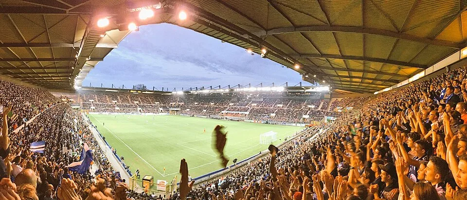 Stade de la Meinau, home stadium of RC Strasbourg Alsace