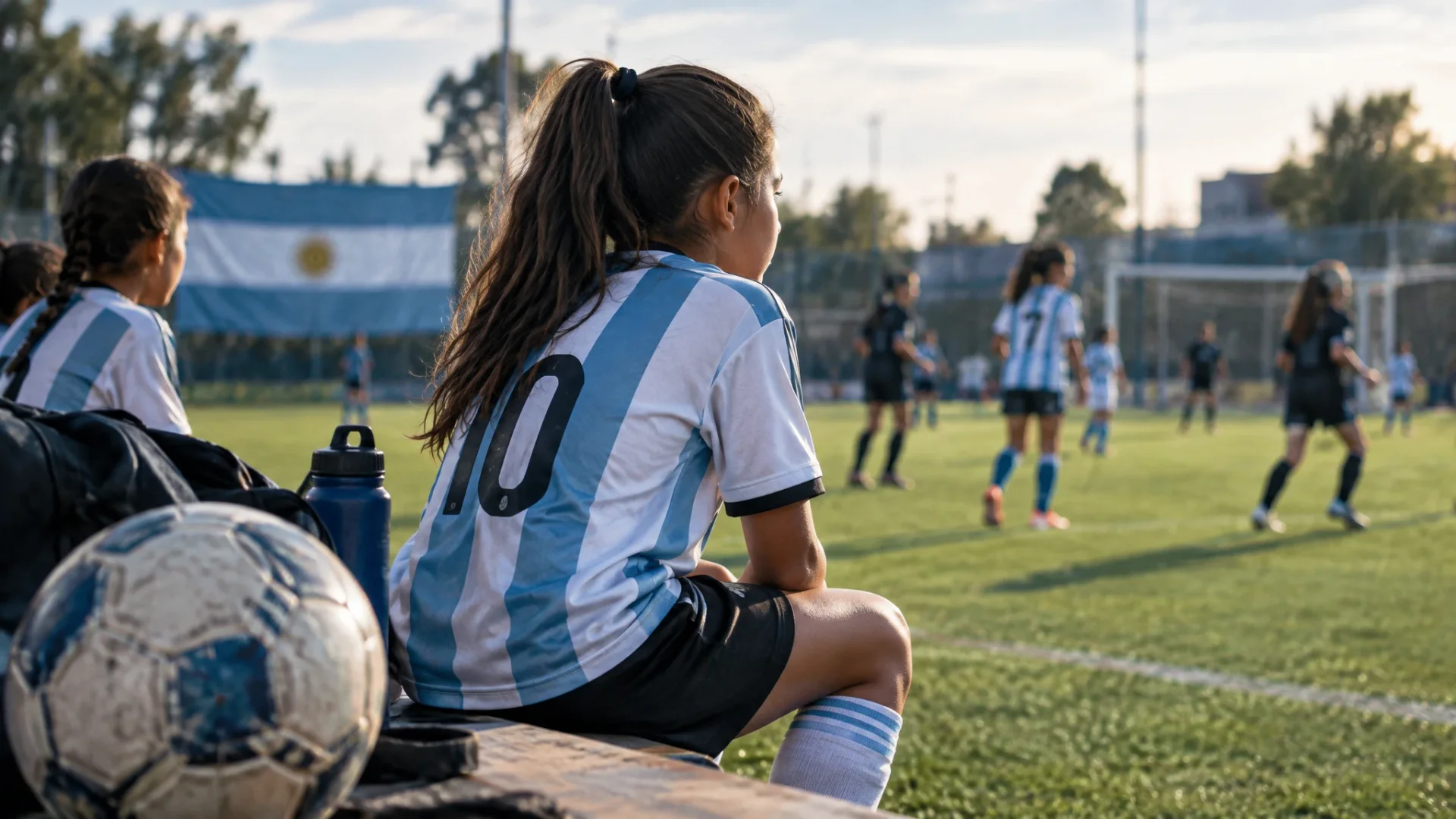 Editorial illustration: Platense, AFA’s U-12 girls’ tournament and the real question: can Argentina build a lasting pathway?
