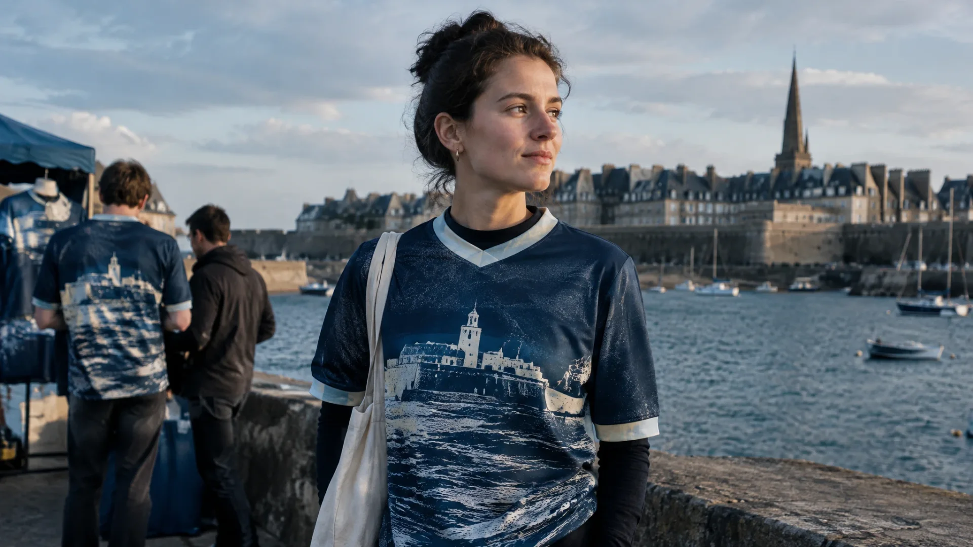 Illustration éditoriale : Quand un maillot vend une ville, une cause ou une scène