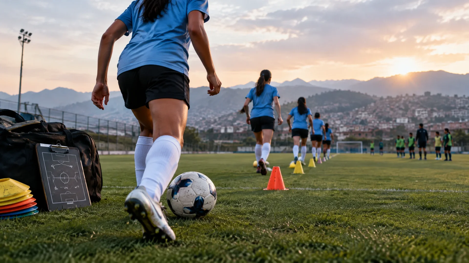 Editorial illustration: FIFA, Argentina and Brazil: women’s football is now a pathway problem