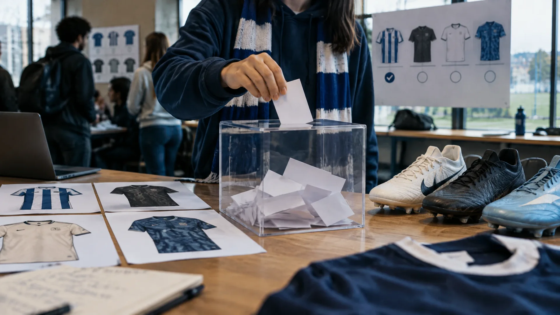 Illustration éditoriale : Espanyol, Marseille, Footpack : le maillot devient un objet de vote et de marché